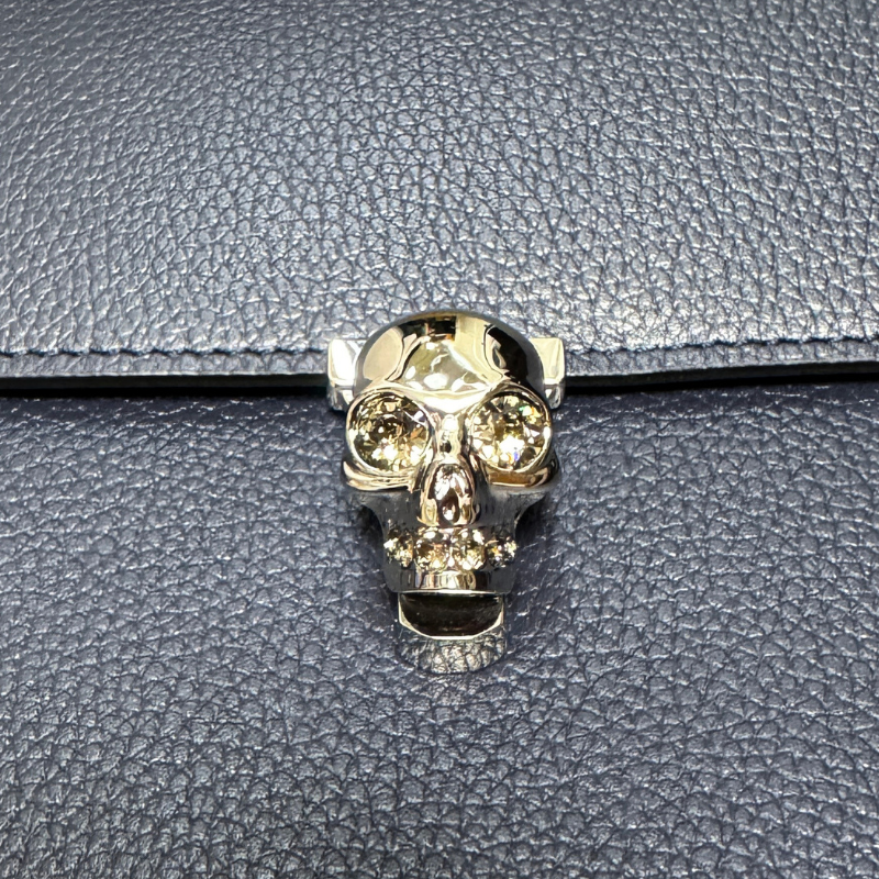 Alexander McQueen Skull Envelope Clutch