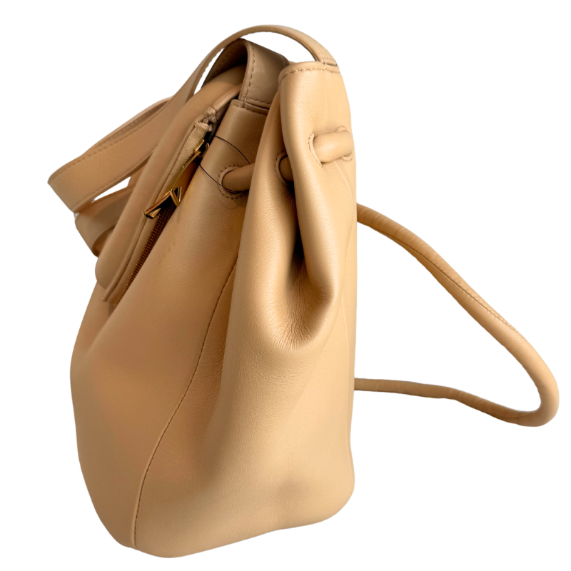 Bottega Veneta Nappa Leather Beak Flap Tote