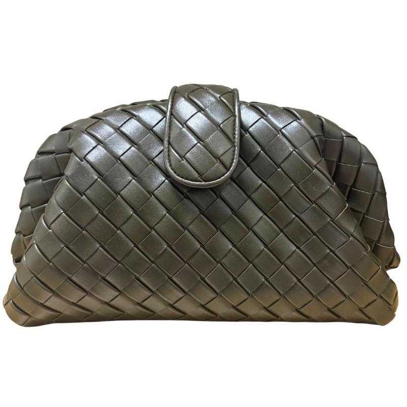 Bottega Veneta Nappa Intrecciato The Lauren 1980 Clutch With Chain