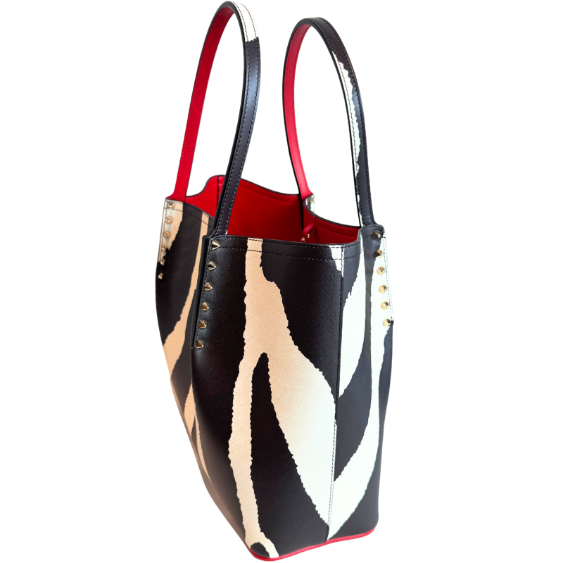 Christian Louboutin Cabarock Zebra Tote