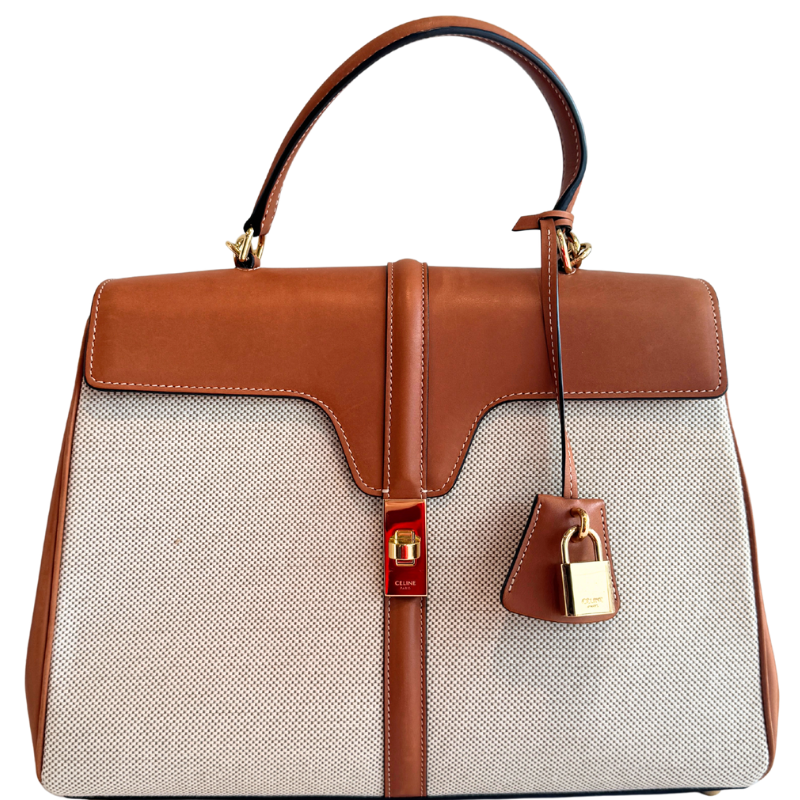 Celine Classique Medium Canvas 16 Bag