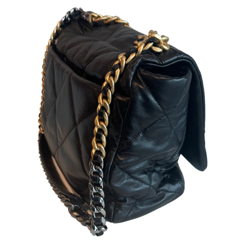 Chanel 19 Maxi Quilted Leather Flap Bag