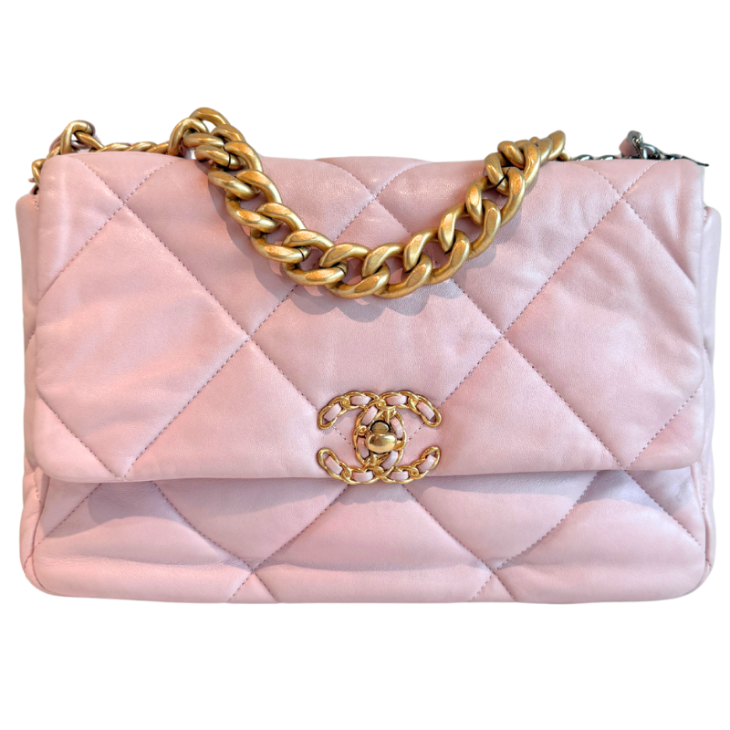 Chanel Quilted Lambskin Large 19 Flap Bag