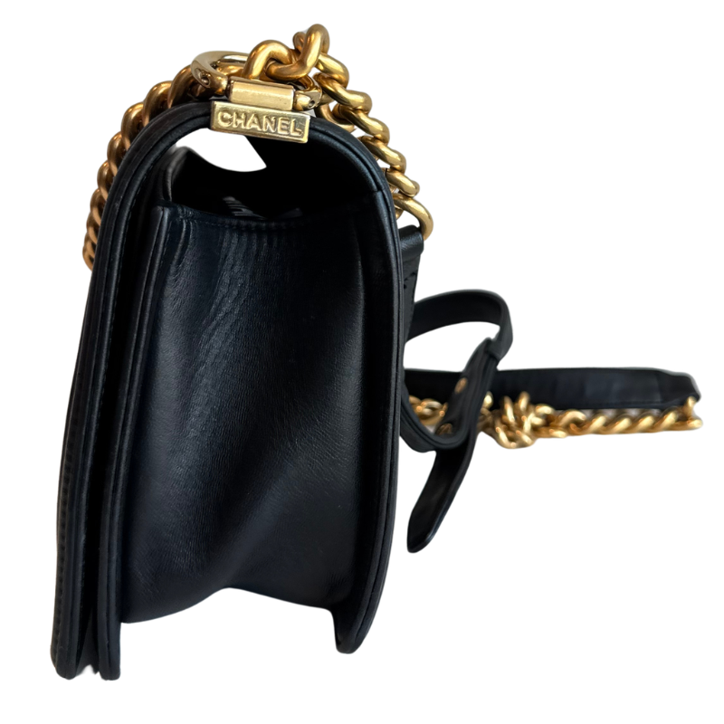 Chanel Quilted Lambskin Medium Boy Flap Bag