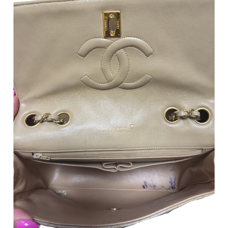 Chanel Vintage Matelasse Lambskin Single Flap Bag