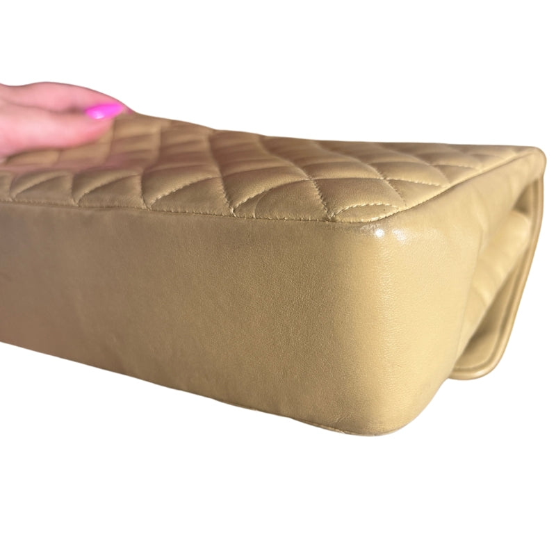 Chanel Vintage Matelasse Lambskin Single Flap Bag