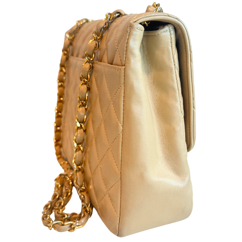Chanel Vintage Matelasse Lambskin Single Flap Bag