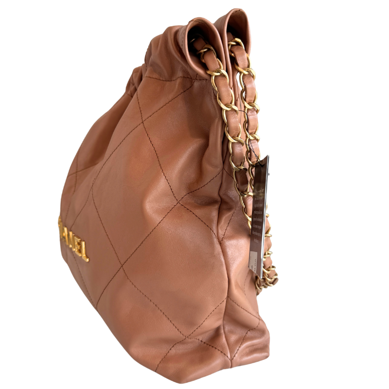 Chanel Shiny Calfskin Quilted Small Chanel 22