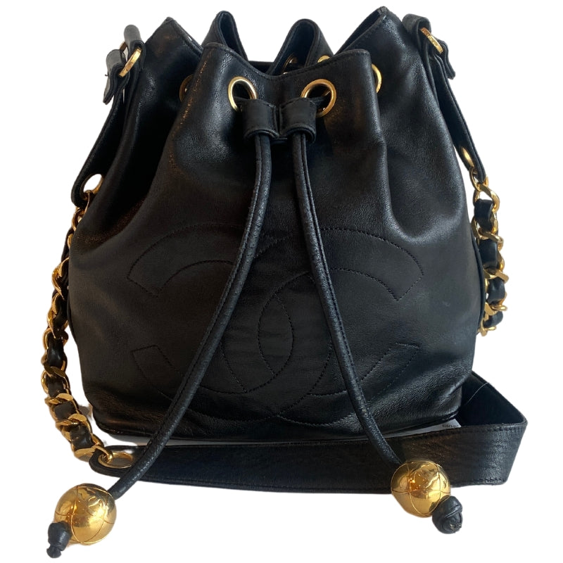 Chanel vintage drawstring bag best sale