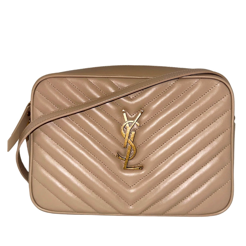 Saint Laurent正規品/送料関税込み Lou Cross Bag SAINT LAURENT Calfskin Y Quilted Monogram Monochrome Toy