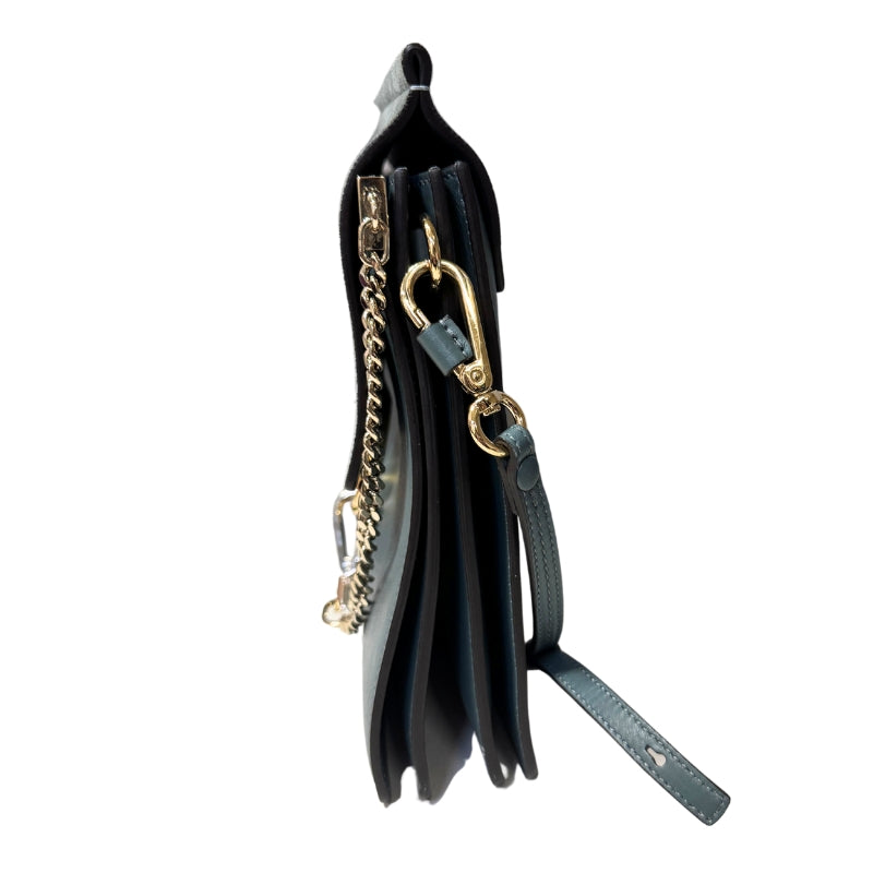 Chloe Faye Leather Shoulder Bag
Blue Leather
Multitonal Hardware
Suede Trim
Single Adjustable Shoulder Strap
Chain-Link Accents
Suede Lining 