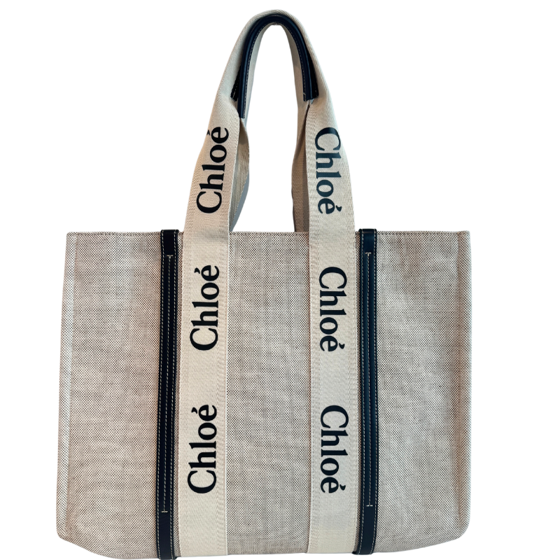Chloe Large Woody Ribbon Tote