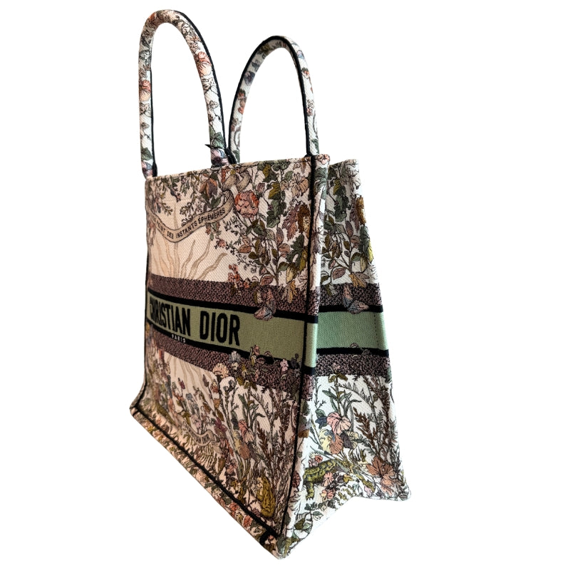 Christian Dior Eden Embroidered Large Book Tote