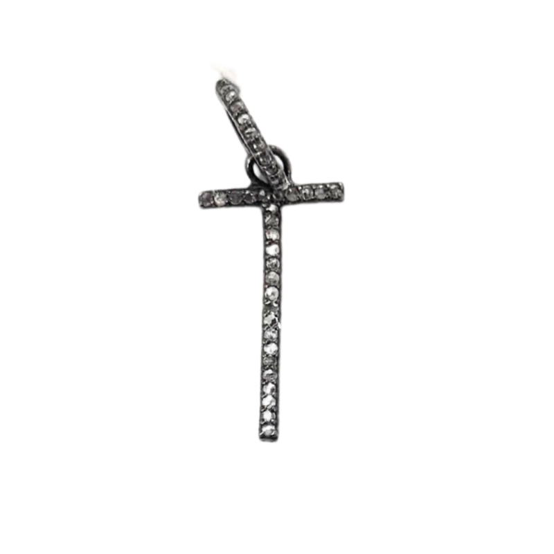 Evergreen Collections Pave Diamond Cross Pendant