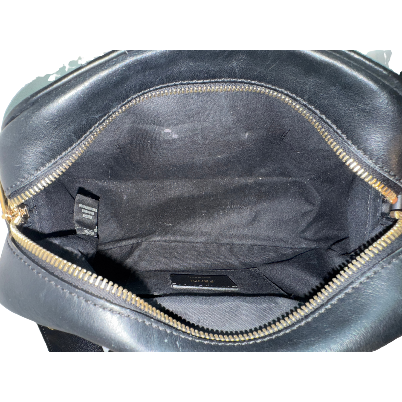Fendi Vitello FF Stamp Patch Camera Bag