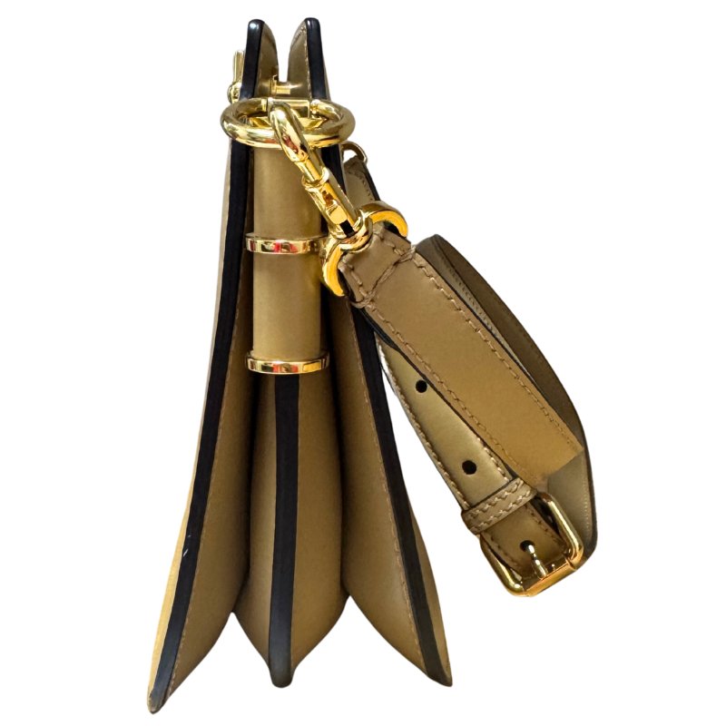 Fendi Vitello King Luxor Fendi Touch Shoulder Bag