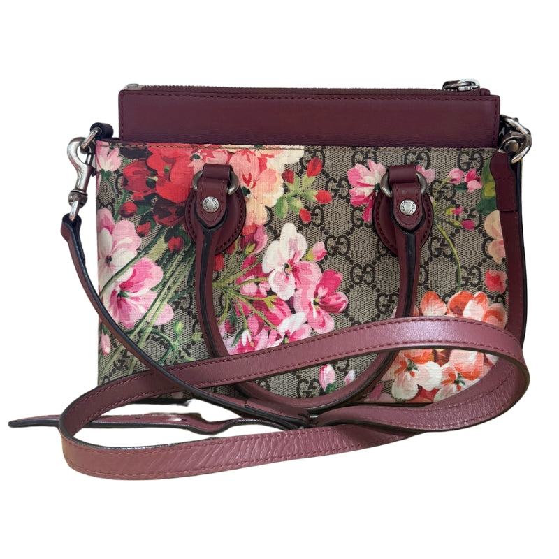 Gucci GG Supreme Blooms Mini Tote