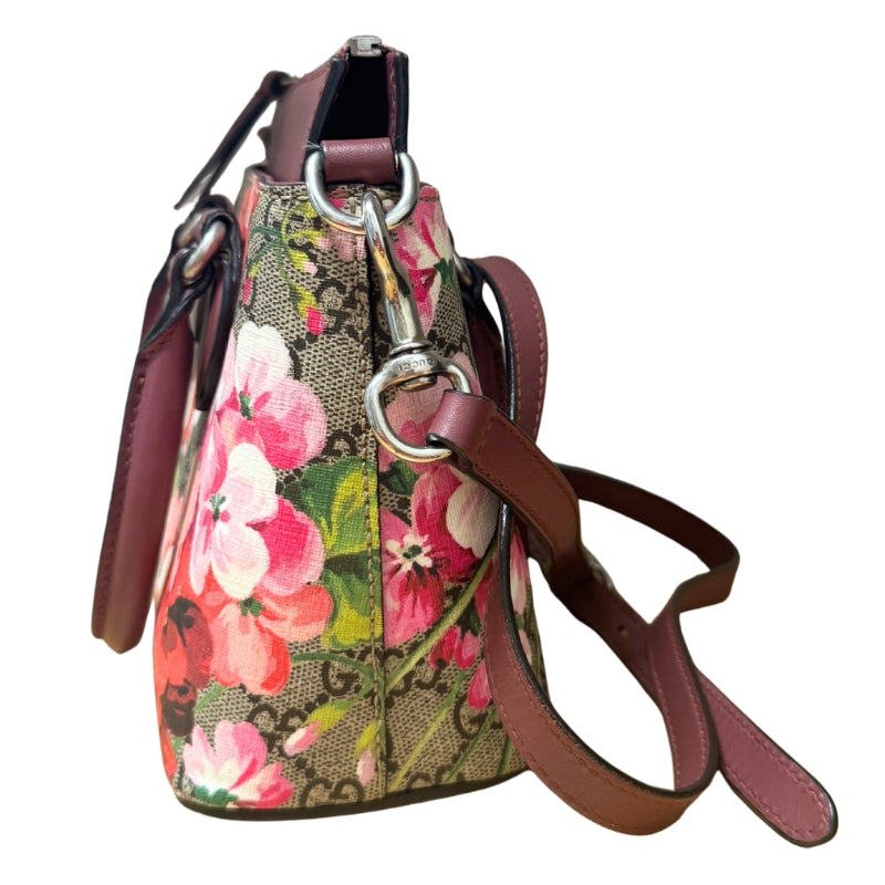 Gucci GG Supreme Blooms Mini Tote
