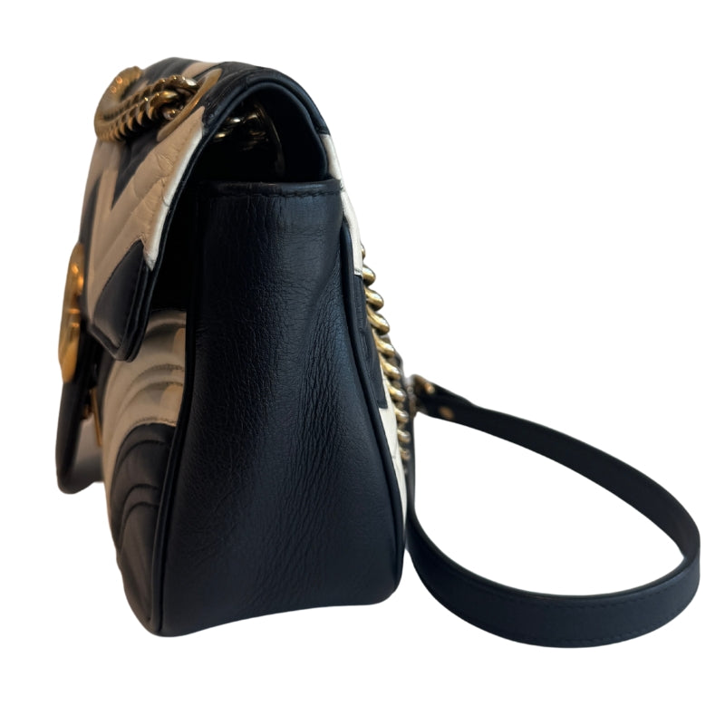 Gucci Chevron Matelasse Marmont Medium Shoulder Bag