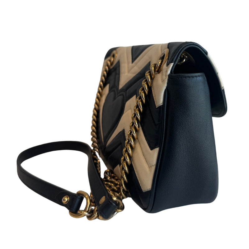Gucci Chevron Matelasse Marmont Medium Shoulder Bag