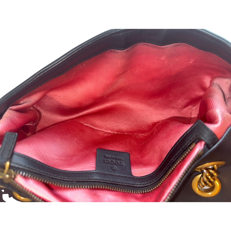 Gucci Chevron Matelasse Marmont Medium Shoulder Bag