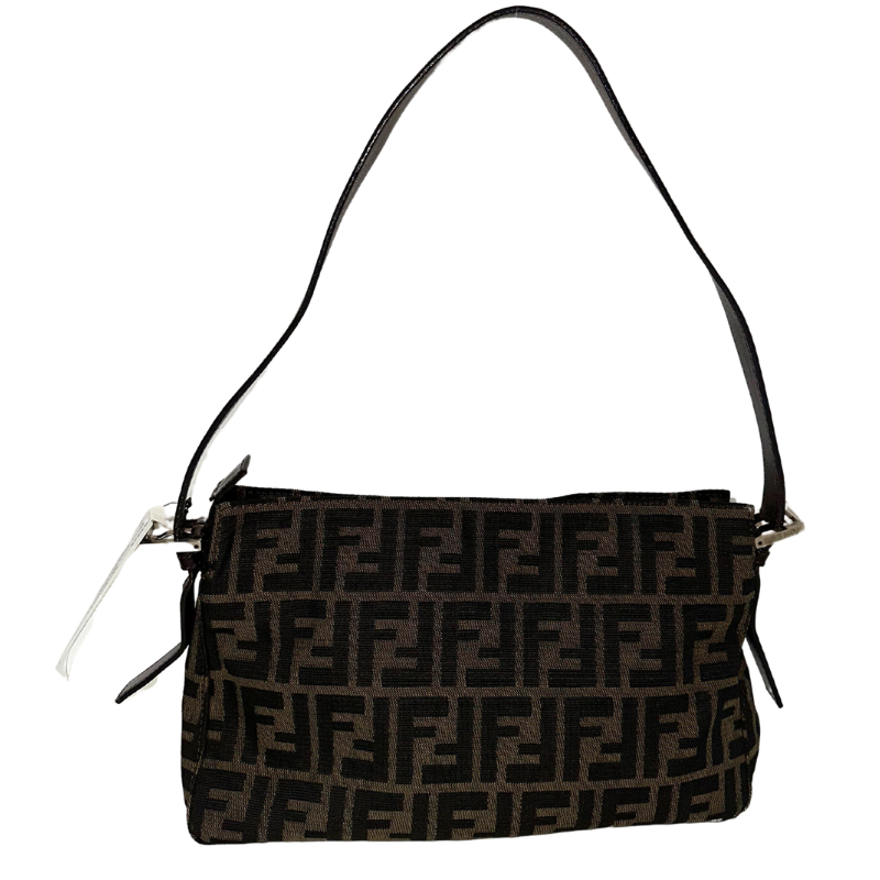 Fendi Zucca Mamma Baguette
Shoulder Bag
Zucca Canvas
Brown and Black Canvas 