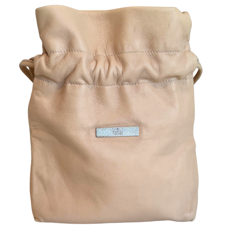Gucci Vintage Drawstring Bucket Pouch Bag