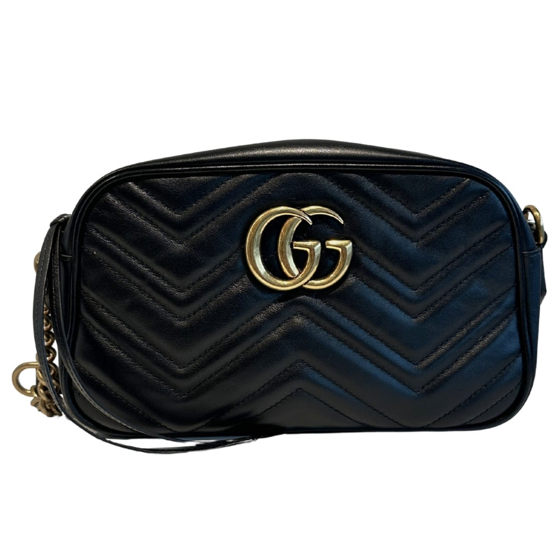 Gucci Matelasse GG Marmont Small Chain Shoulder Bag
