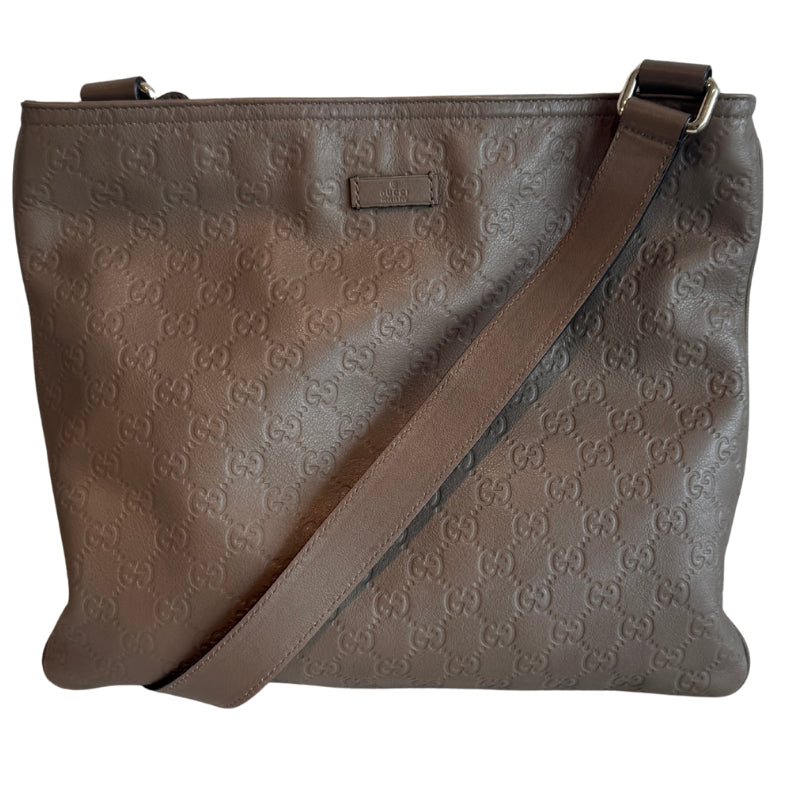 Gucci Guccissima Signature Messenger Bag