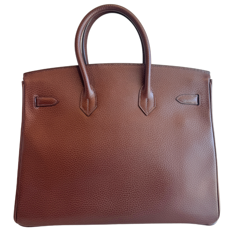 Hermes Birkin 35 Chocolate Brown Togo Leather 2002