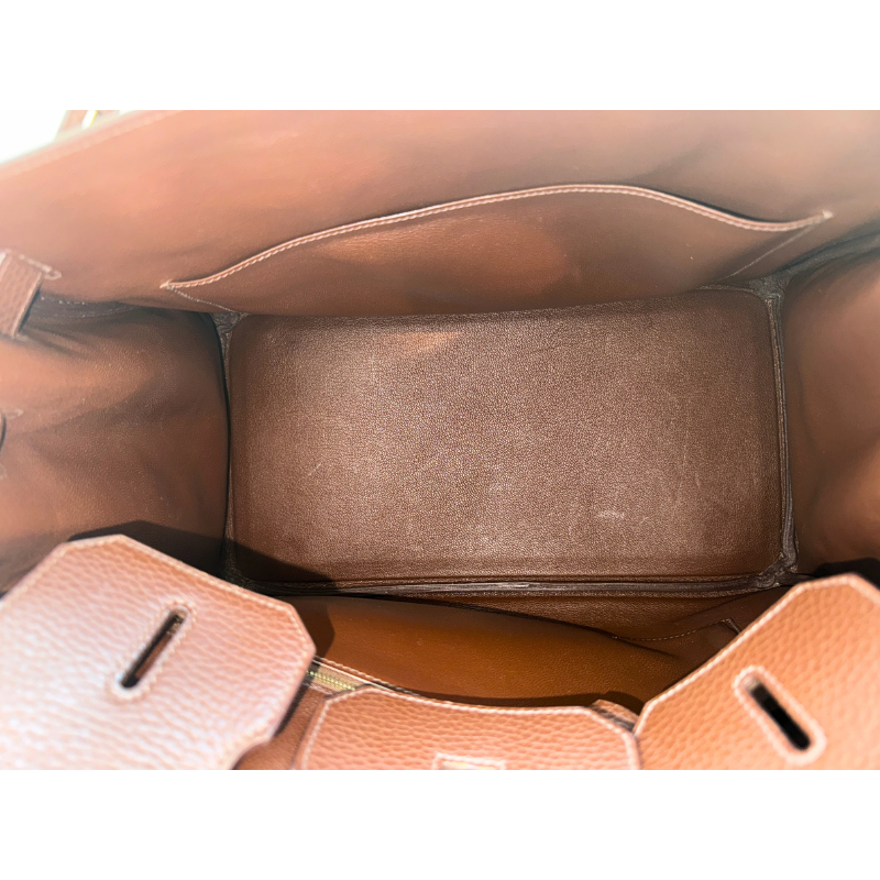 Hermes Birkin 35 Chocolate Brown Togo Leather 2002