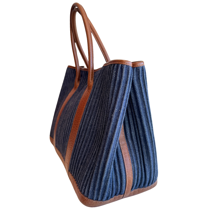 Hermes Denim Garden Party Tote