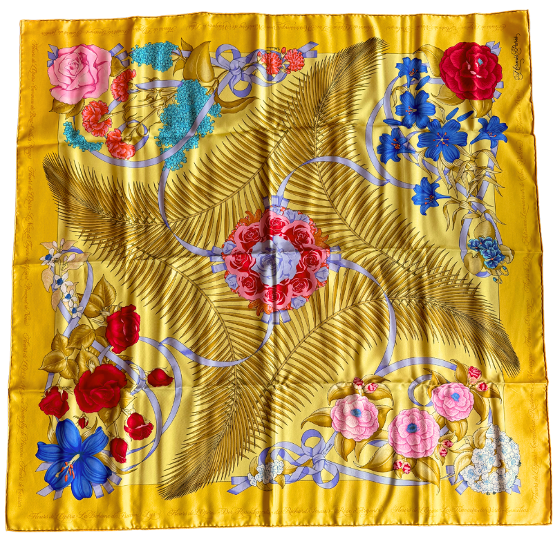 Hermes Fleurs de L'Opera Silk Scarf