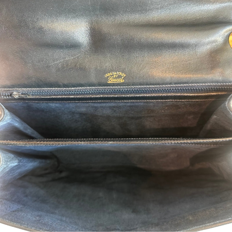 Gucci Blondie Shoulder Bag
Vintage Shoulder Bag
GG Monogram Canvas
Blue Leather Trim
Gold Gucci Interlock
GG Logo