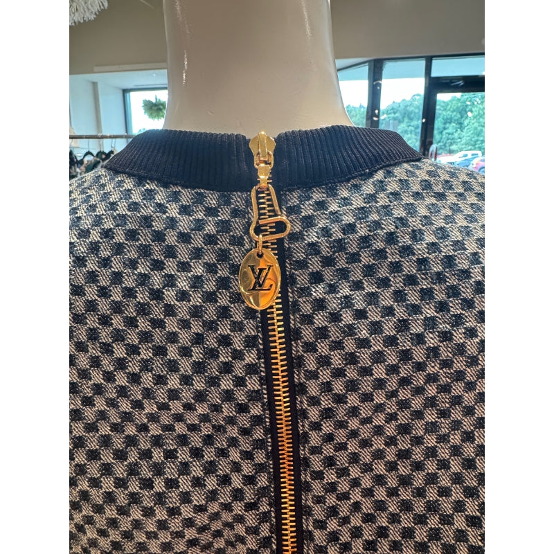 Louis Vuitton Denim Shift Mini Dress