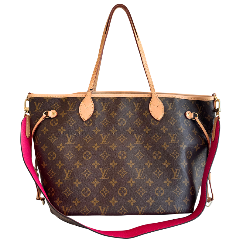 Louis Vuitton Monogram Bandouliere Inside Out Neverfull MM
