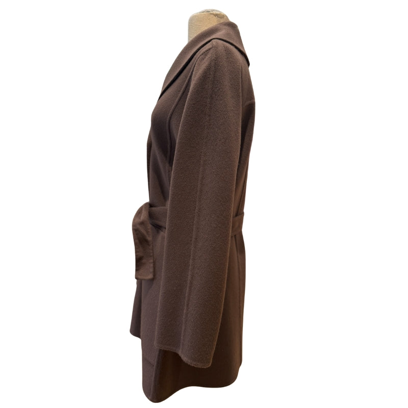 Hermes Brown Cashmere Overcoat