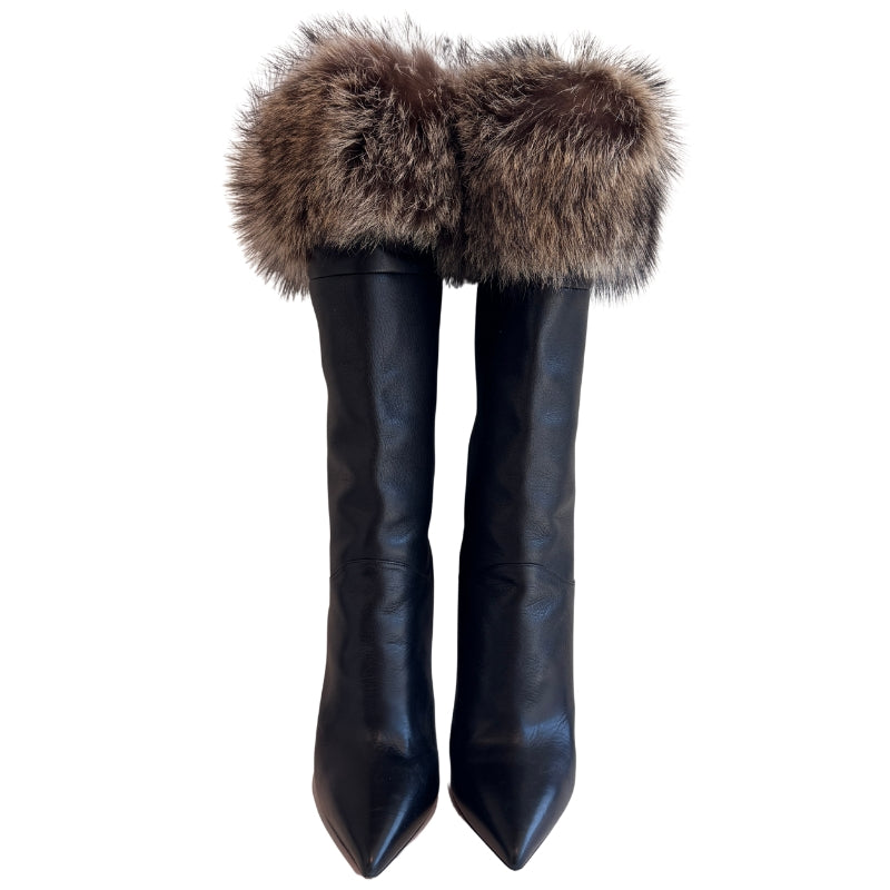 Christian Louboutin Fur Boots