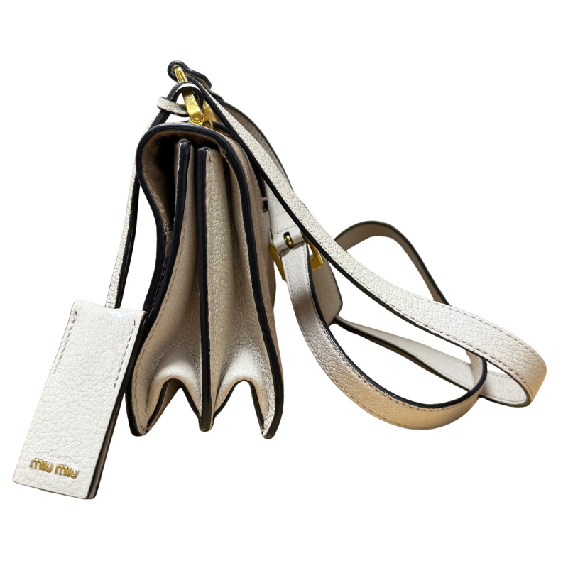 Miu Miu Bicolor Small Madras Bag