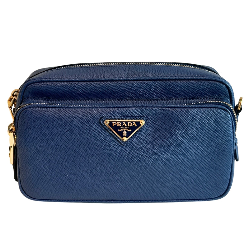 Prada Saffiano Front Pocket Crossbody Bag