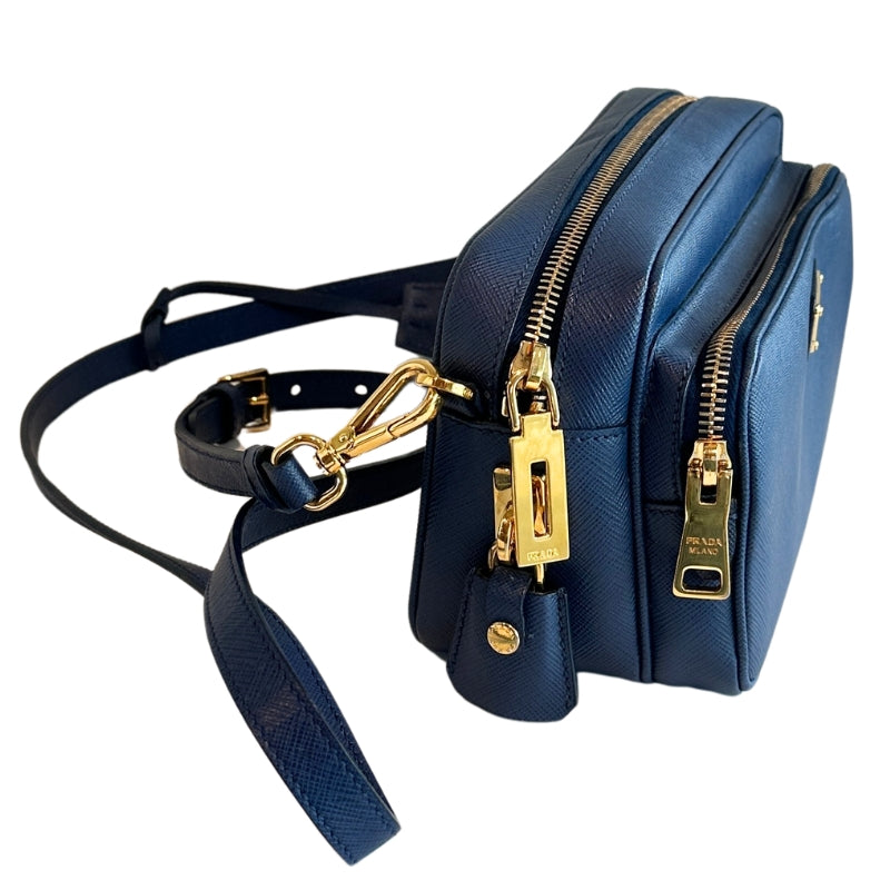 Prada Saffiano Front Pocket Crossbody Bag