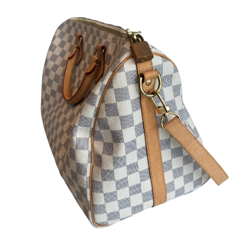 Louis Vuitton Damier Azur Speedy 35 Bandouliere