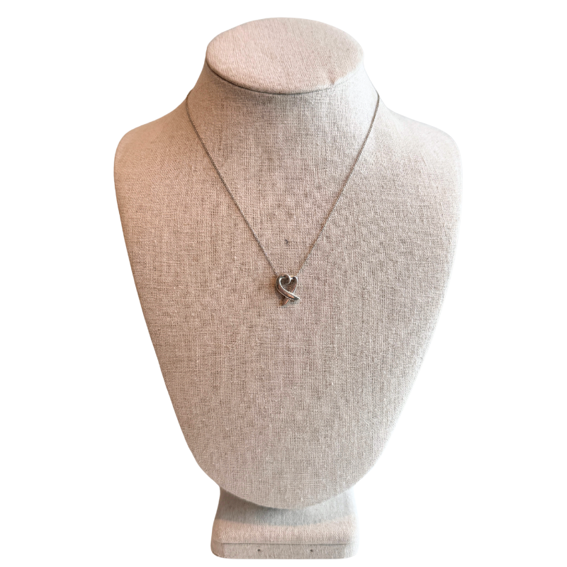 Tiffany & Co. Sterling Silver Loving Heart Necklace