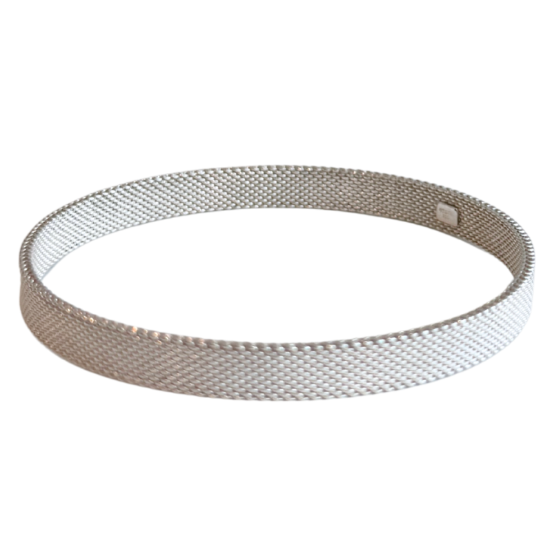 Tiffany & Co. Sterling Silver Somerset Mesh Bangle