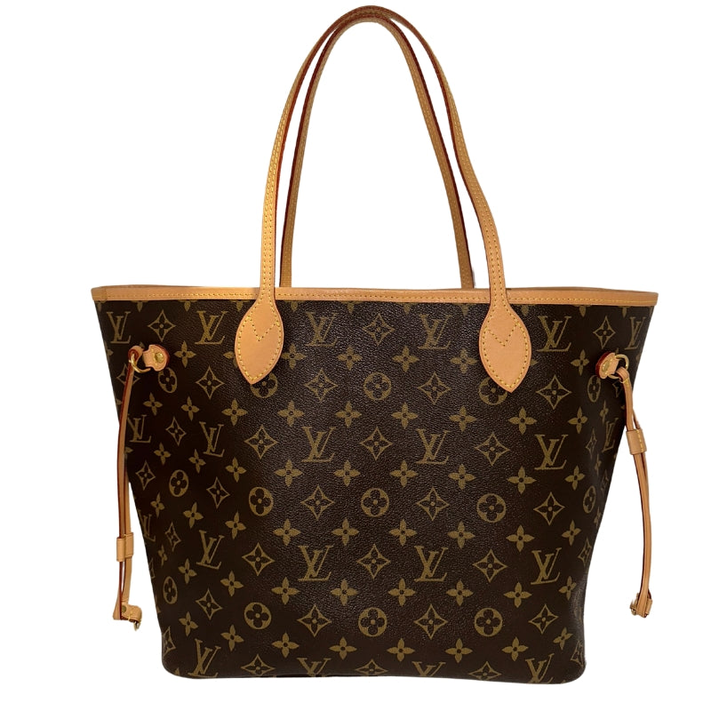 Louis Vuitton Neverfull MM  LV Monogram Coated Canvas  Leather Shoulder Straps&nbsp;  Leather Trim&nbsp;  Gold Hardware  Striped Canvas Interior&nbsp;  Pochette Included&nbsp;  Dust Bag Included