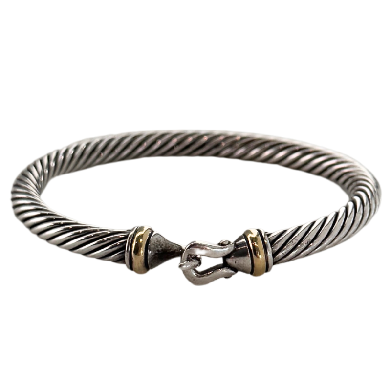 David Yurman Buckle Classic Cable Bracelet