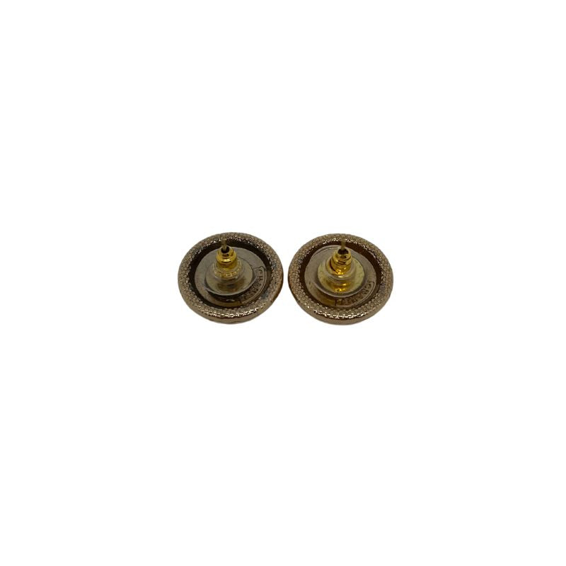 Designer Button Earrings