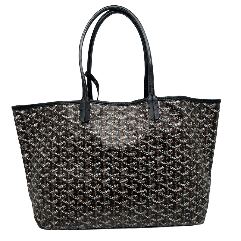 Goyard St. Louis Tote, Coated Canvas, Tonal Leather Trim, Leather Shoulder Straps, Interior Pochette, Canvas Lining, Condition Excellent