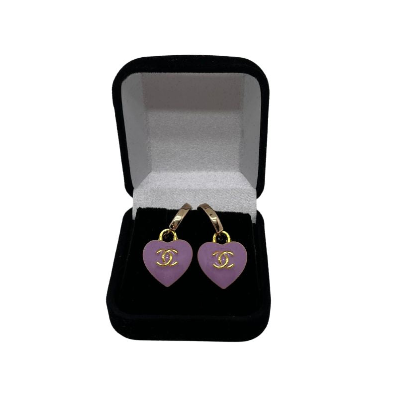 Designer Button Earrings