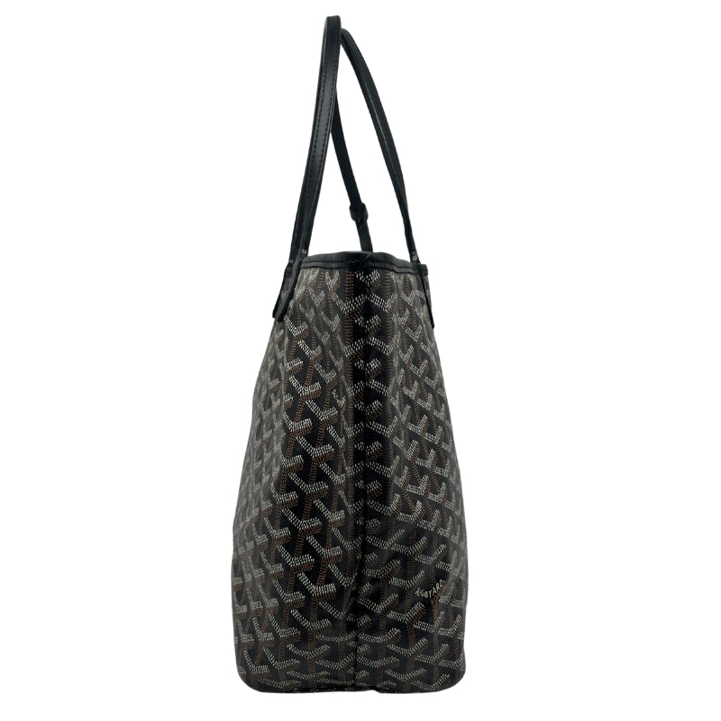 Goyard St. Louis Tote, Coated Canvas, Tonal Leather Trim, Leather Shoulder Straps, Interior Pochette, Canvas Lining, Condition Excellent